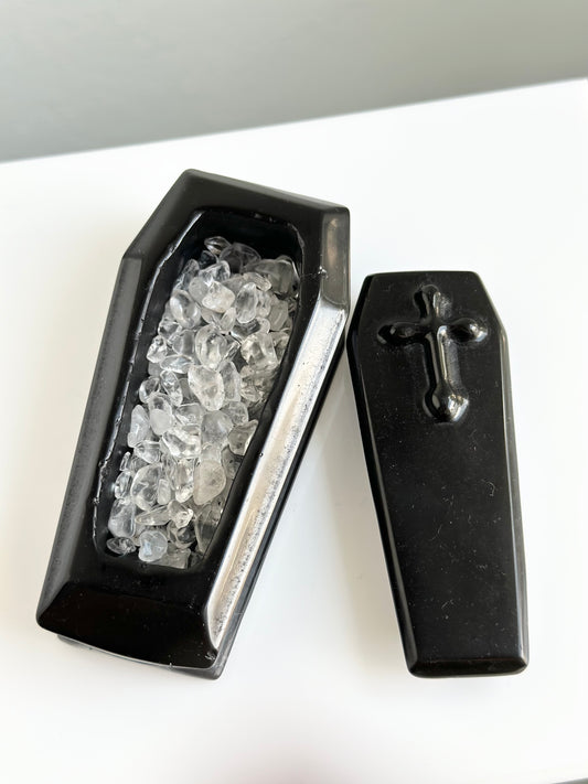 Obsidian | Coffin Trinket Dish