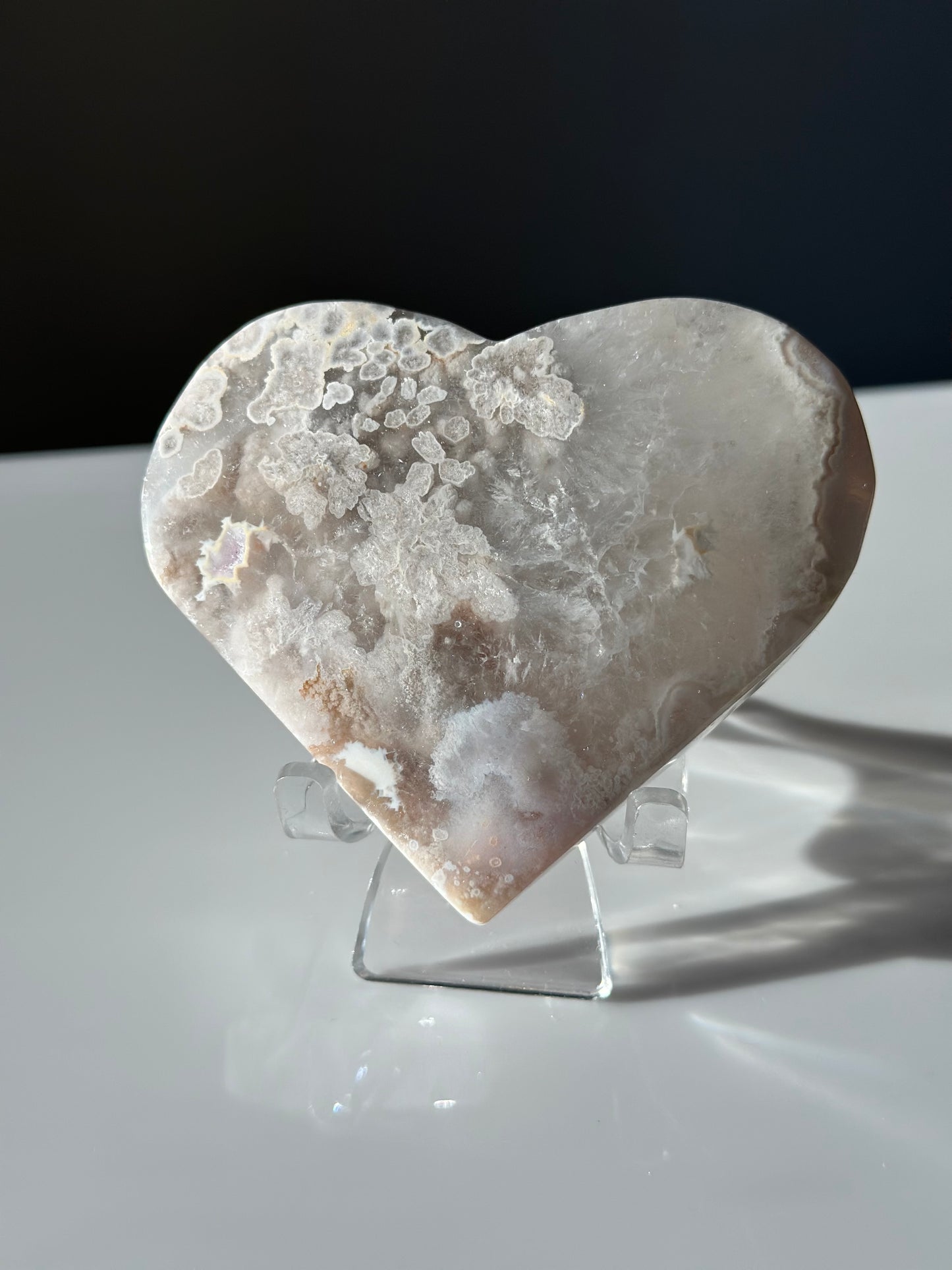 Flower Agate | Heart