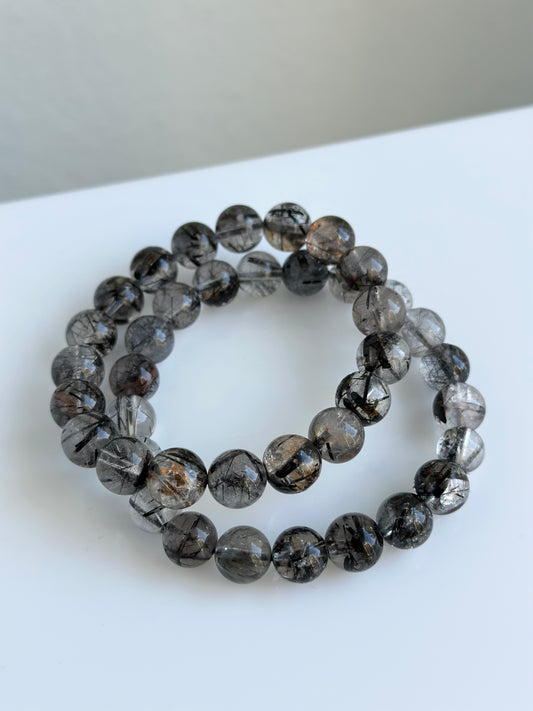 Quartz x Tourmaline x Golden Healer | 10.5mm