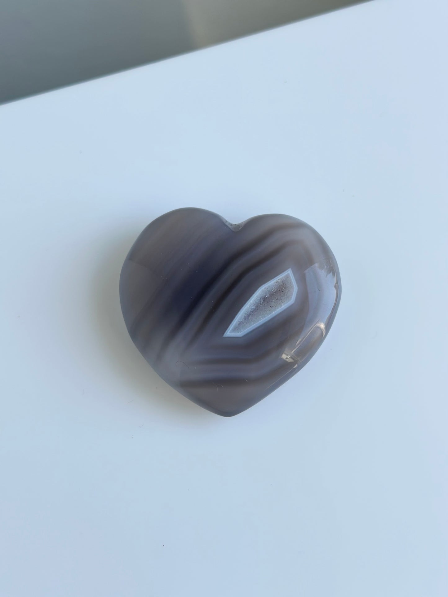 Druzy Agate | Heart 01