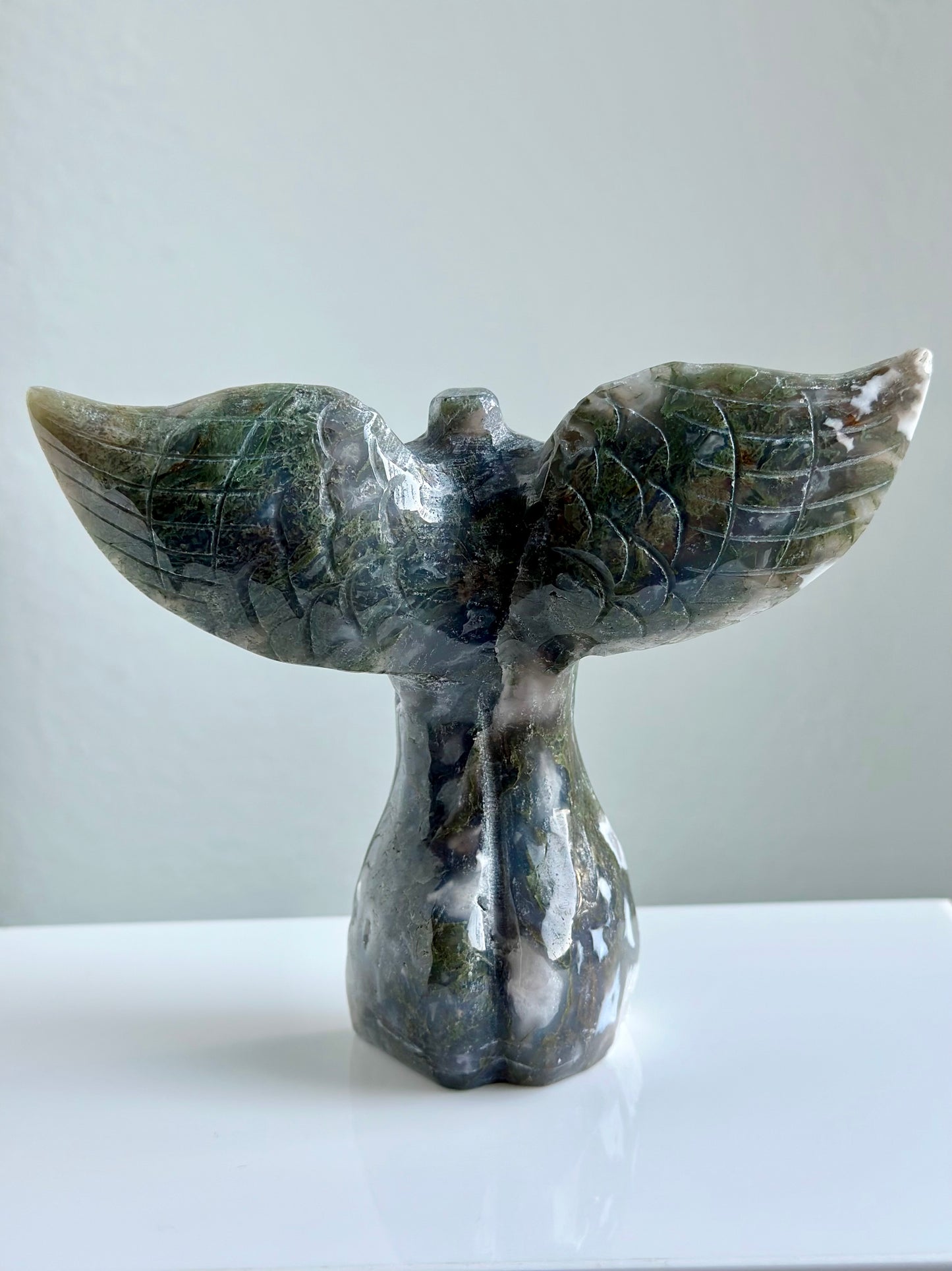 Moss Agate | Winged Goddess