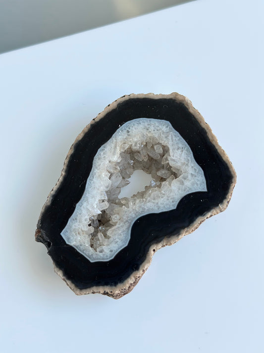 Black Agate x Quartz | Slab 01