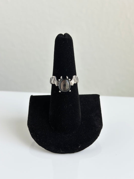 Hypersthene Bat Ring | 02 Adjustable Size