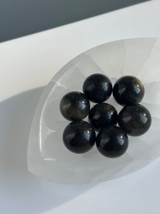 Gold Sheen Obsidian | Mini Spheres