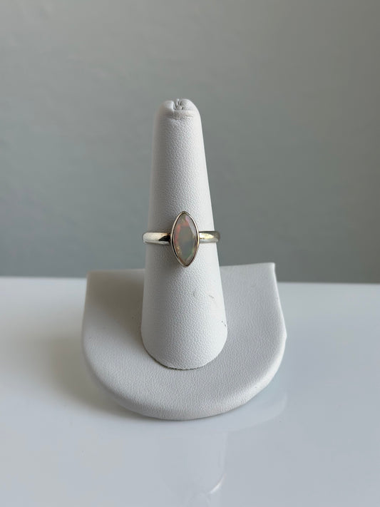Opal Faceted Ring | Size 7