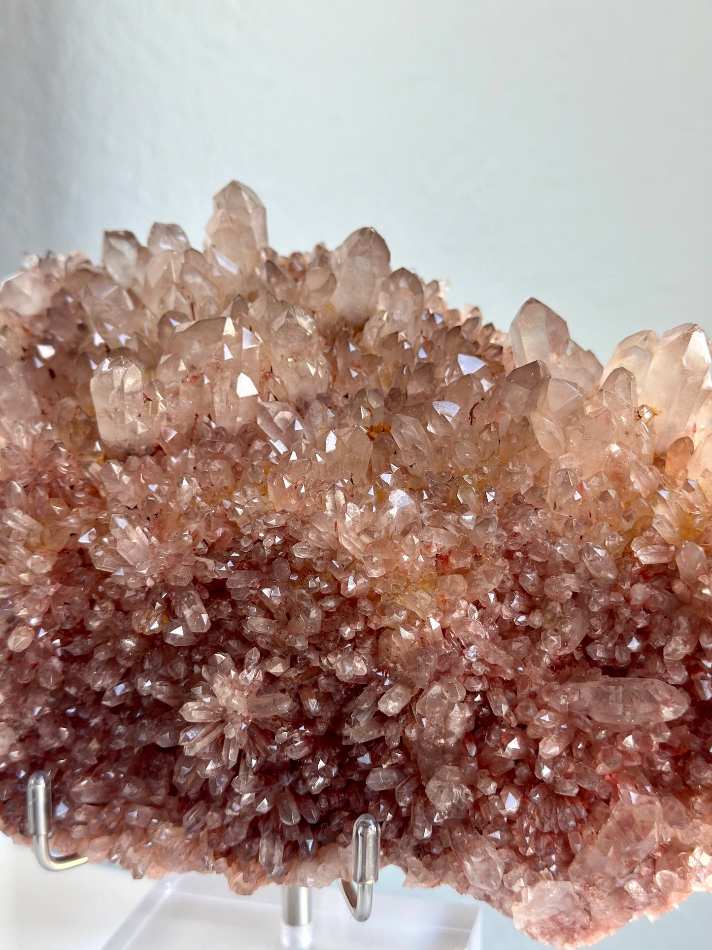 Red Quartz Cluster