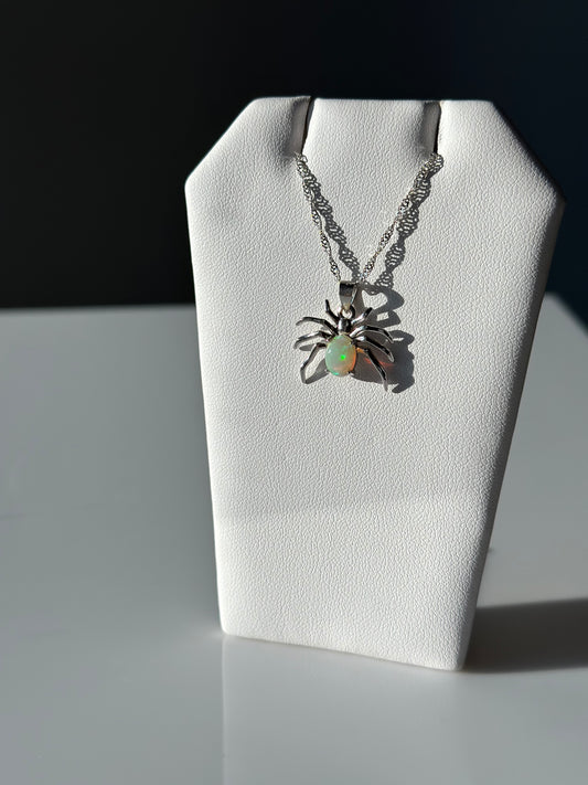 Opal | Spider Necklace
