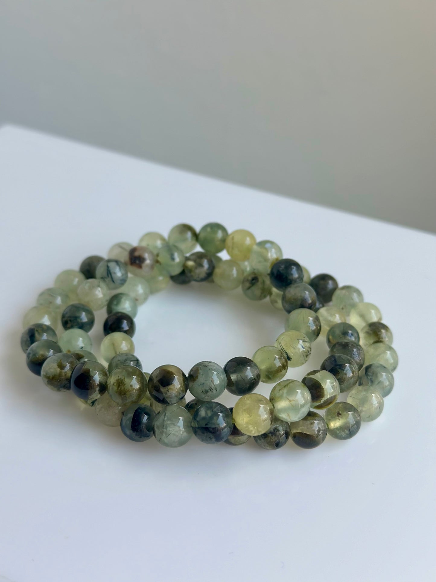 Prehnite x Epidote | 8mm