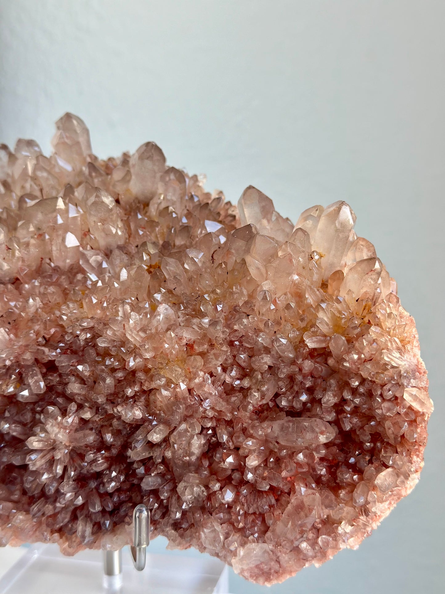 Red Quartz Cluster