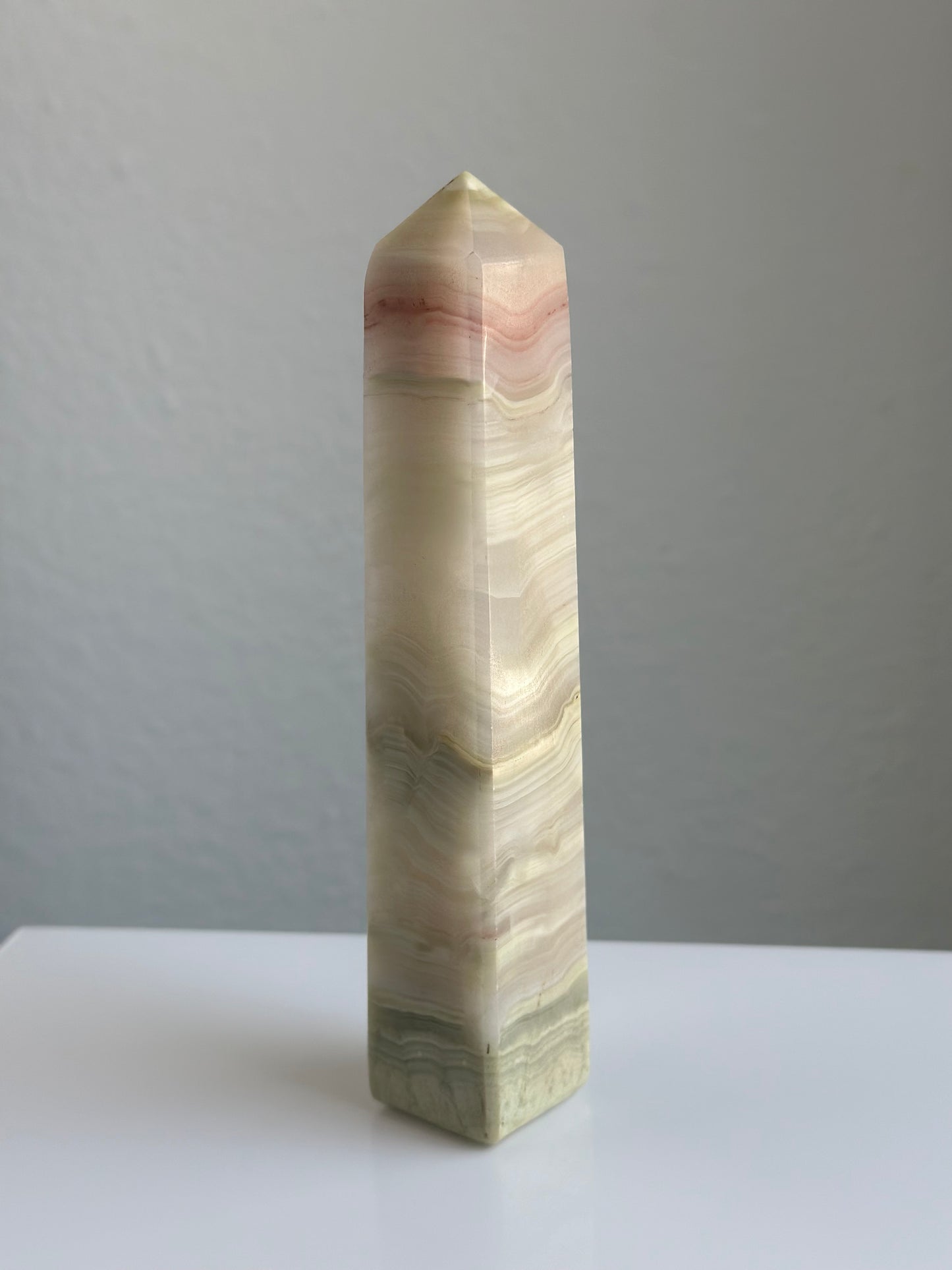 Pink Banded Onyx | Tower 02