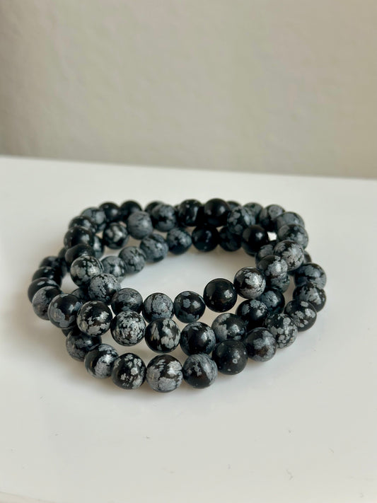 Snowflake Obsidian | 8mm