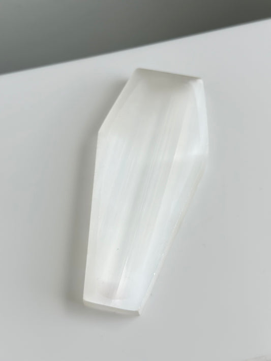Selenite | Coffin Trinket Dish