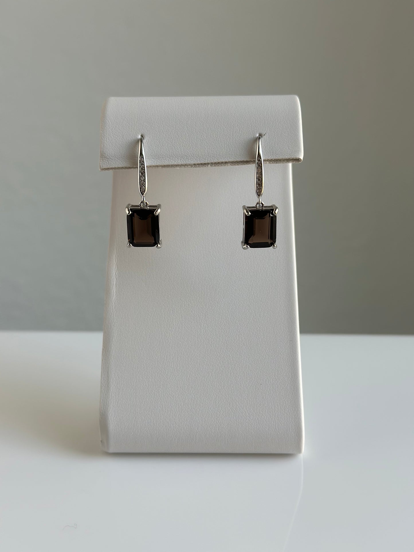 Smoky Quartz Faceted | Earrings