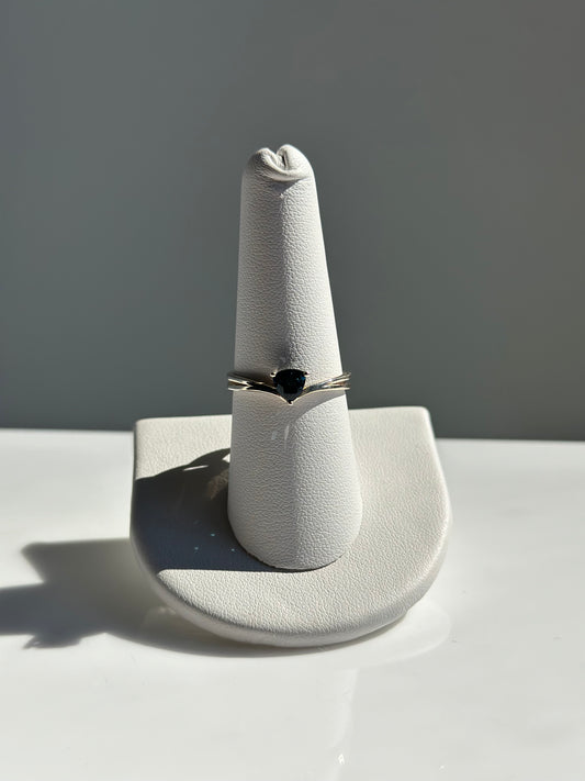 London Blue Topaz Ring | Sized