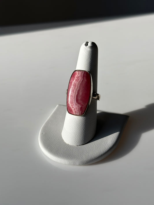 Rhodochrosite | Adjustable Ring 01