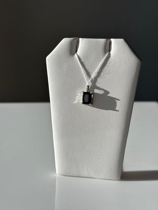 Black Spinel Faceted | Pendant