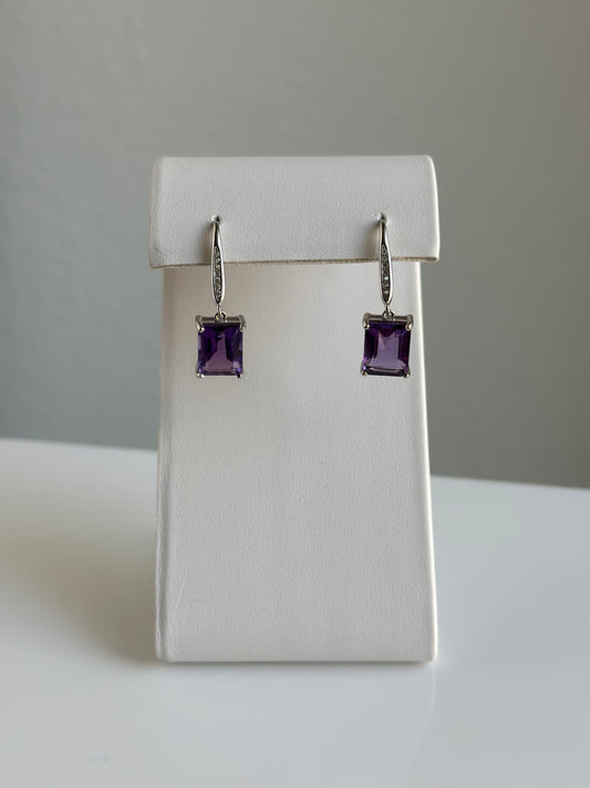 Amethyst Faceted | Earrings