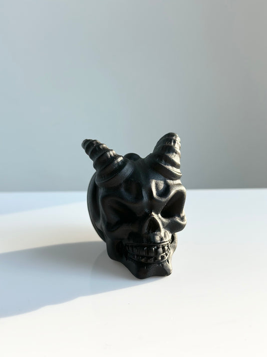 Obsidian | Horned Pumpkin Skull