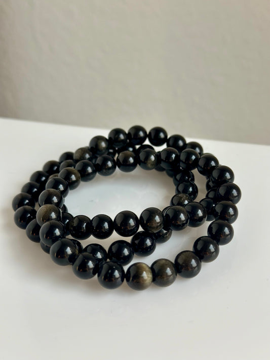 Gold Sheen Obsidian | 8mm