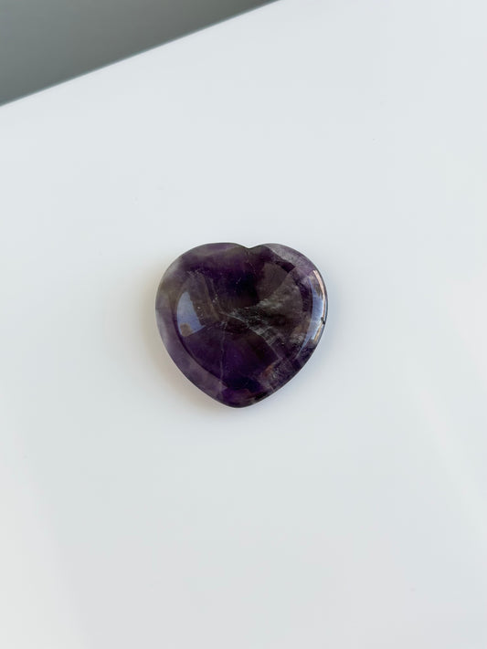 Amethyst | Heart Shaped Worry Stone