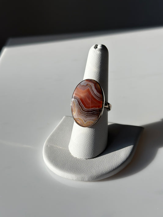 Botswana Agate | Adjustable Ring