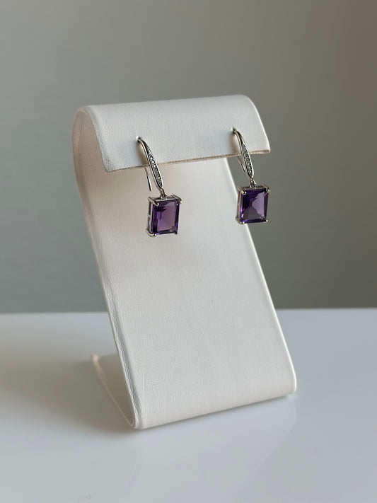 Amethyst Faceted | Earrings