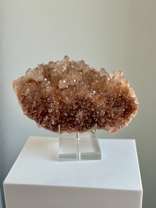 Red Quartz Cluster