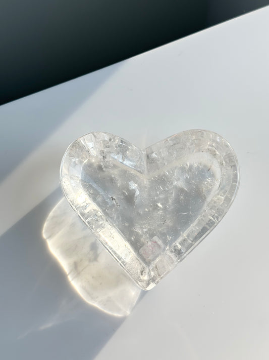 Clear Quartz Heart Bowl | 02