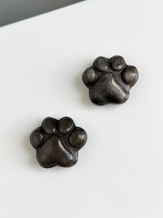 Obsidian Silver Sheen | Paw