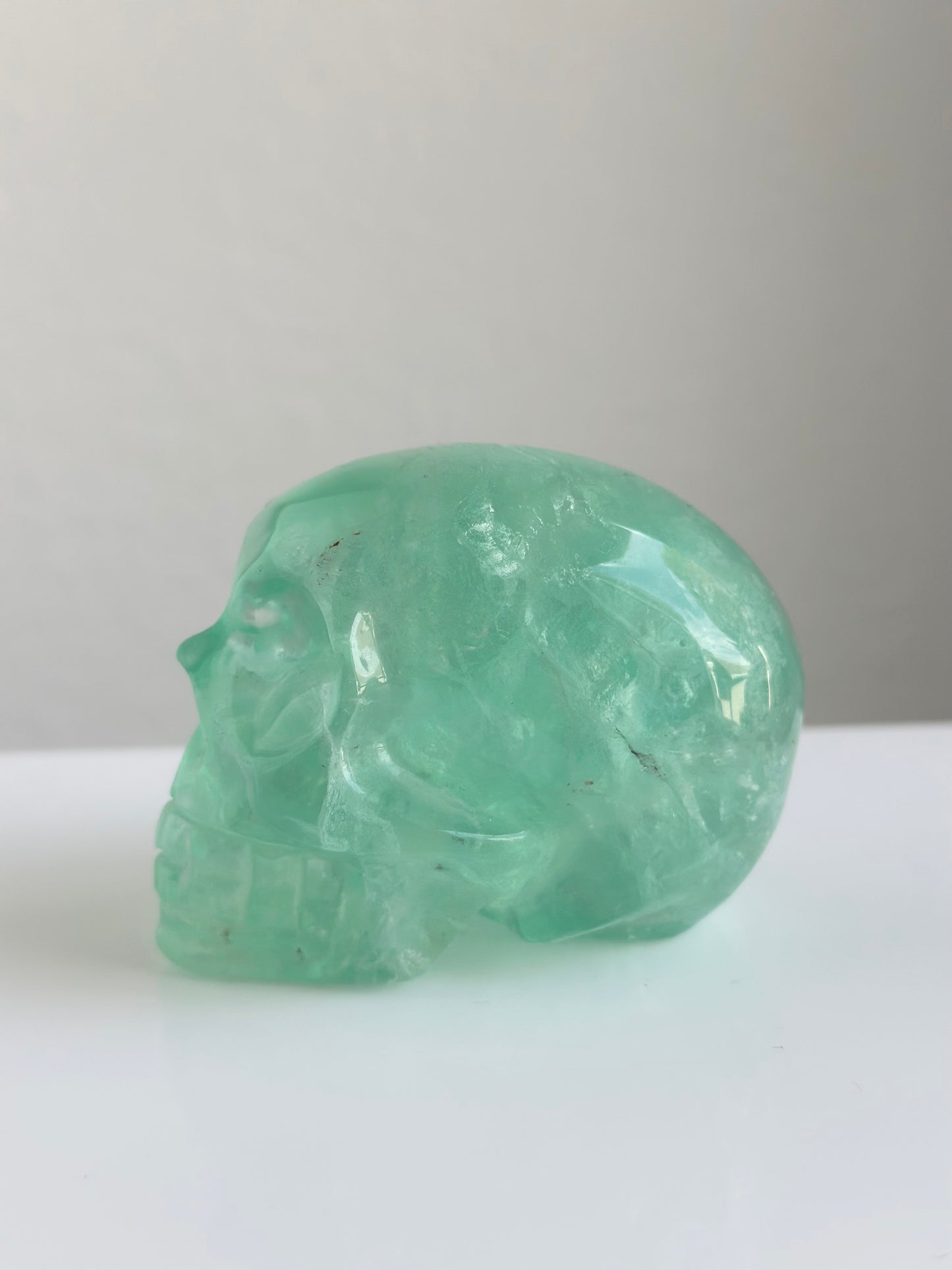 Fluorite Green | Skull