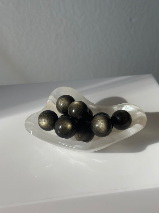 Gold Sheen Obsidian | Mini Sphere