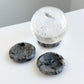 Larvikite | Round Worry Stone and/or Sphere Holder