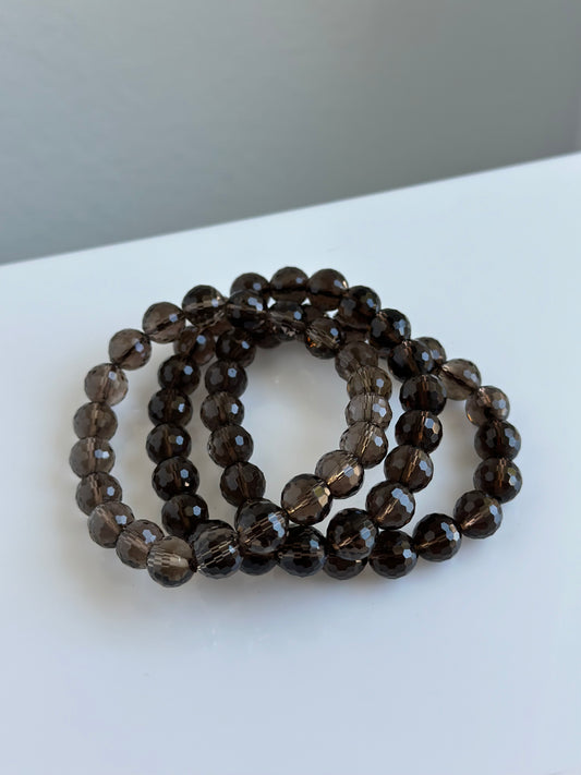 Smoky Quartz Faceted | 10mm