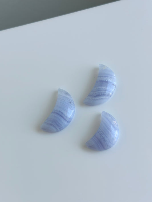 Blue Lace Agate | Mini Moons