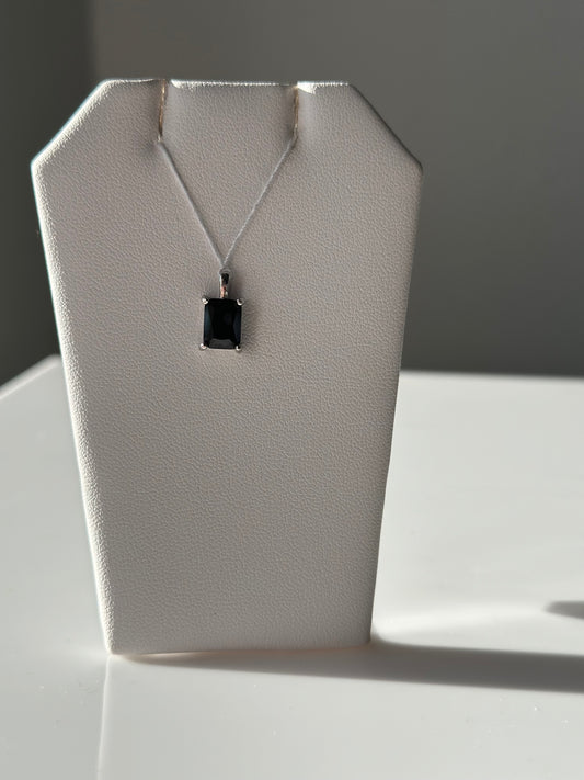 Black Spinel Faceted | Pendant