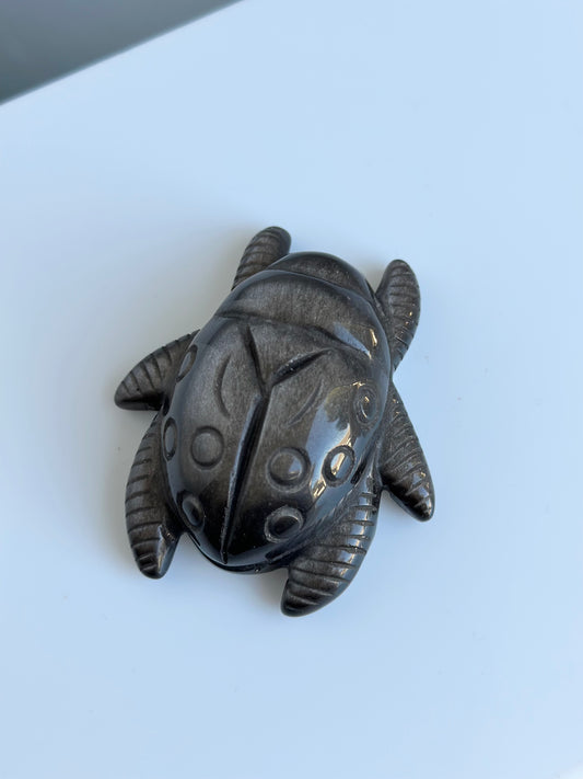Obsidian Silver Sheen | Lady Bug