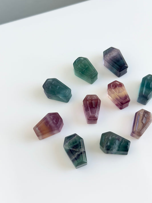 Fluorite | Mini Coffin