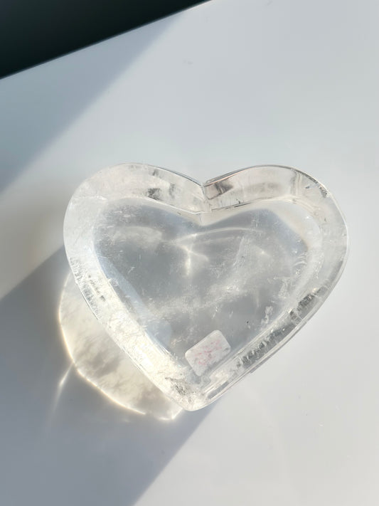 Clear Quartz Heart Bowl | 01