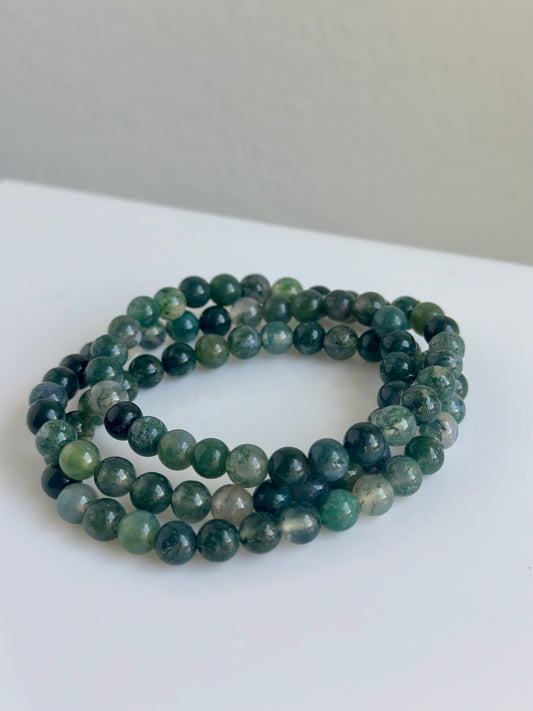 Moss Agate | 6mm