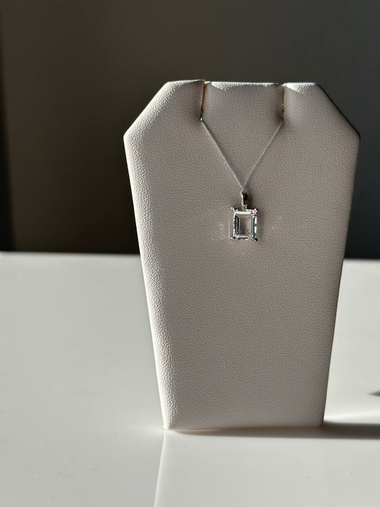 Clear Quartz Faceted | Pendant