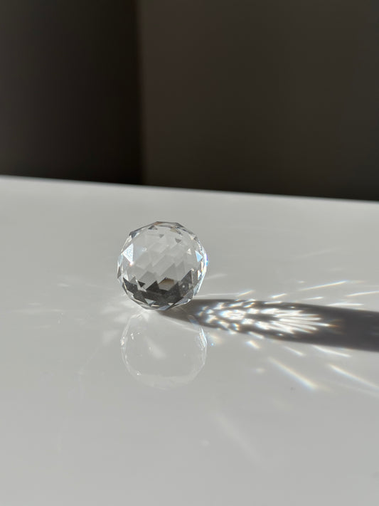 Clear Quartz | Faceted Sphere