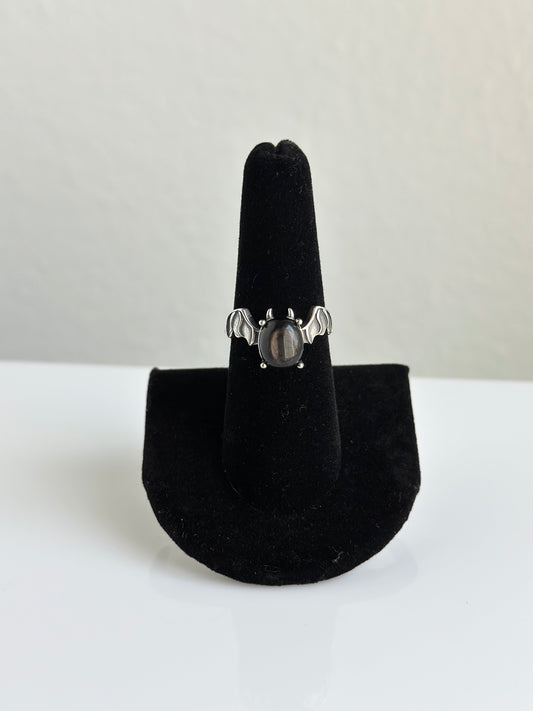 Hypersthene Bat Ring | 01 Adjustable Size