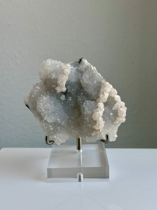 Apophyllite x Calcite Cluster | UV Reactive