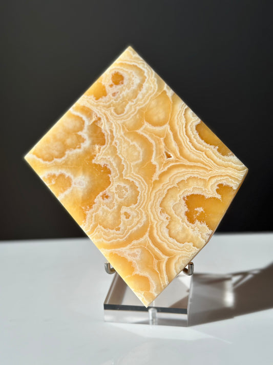 Orange Calcite | Slab 01