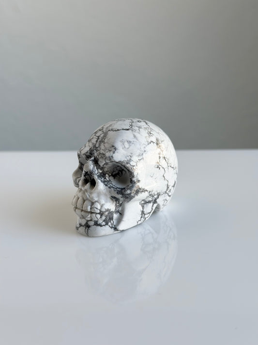 Howlite | Skull 02