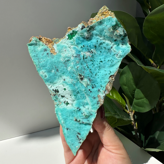 Druzy Chrysocolla x Malachite