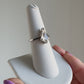 Clear Quartz Faceted Ring | Adjustable