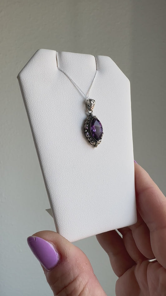 Amethyst Faceted | Pendant