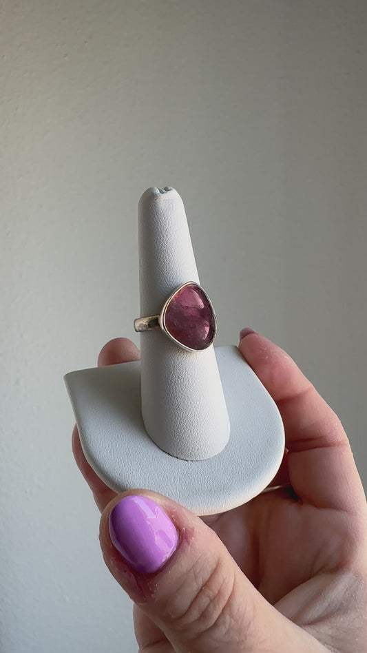 Pink Tourmaline Ring | Size 7