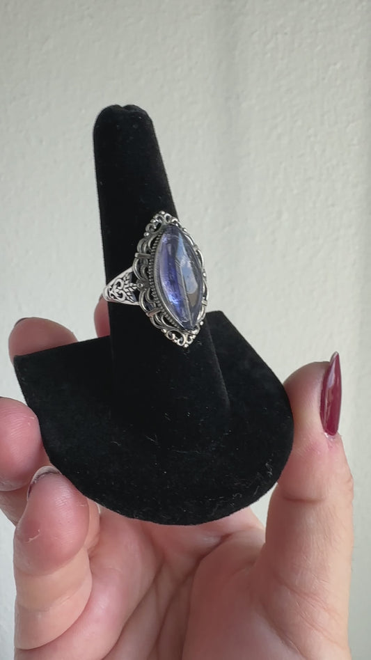 Iolite Ring | Adjustable Size